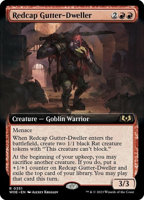 Redcap Gutter-Dweller Card Front