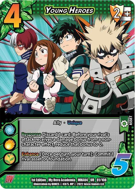 Young Heroes Card Front