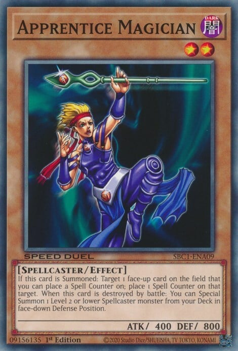 Apprentice Magician Card Front