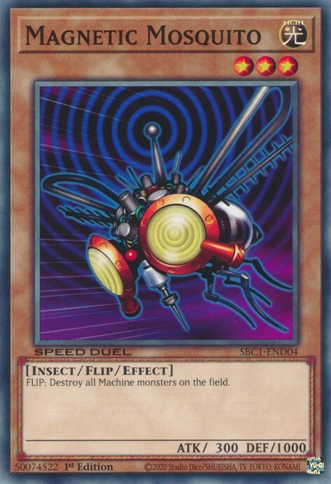 Magnetic Mosquito Card Front