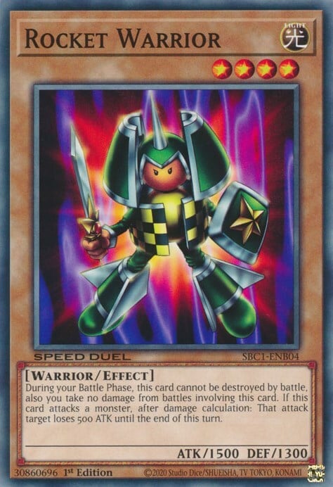 Rocket Warrior Card Front