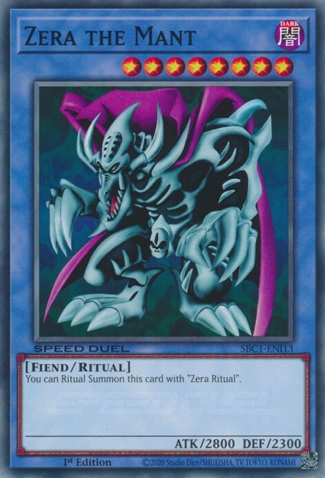 Zera la Manta Card Front