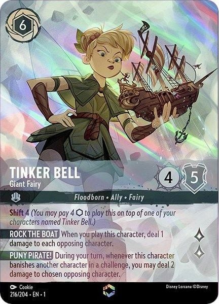 Tinker Bell - Giant Fairy Card Front