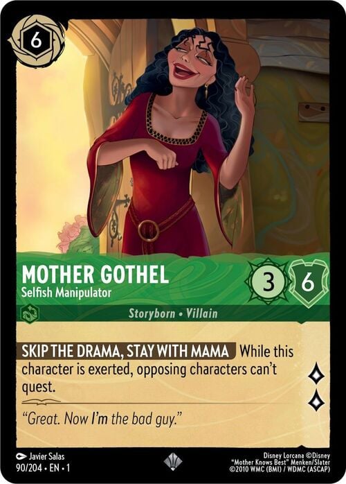 Mother Gothel - Selfish Manipulator Frente