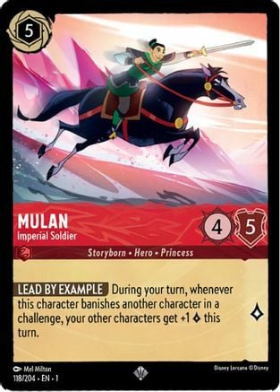 Mulan - Imperial Soldier Frente