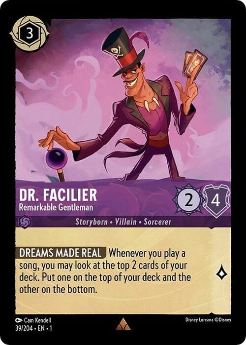 Dr. Facilier - Remarkable Gentleman Frente