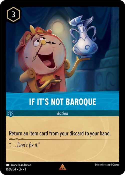 If It's Not Baroque Card Front