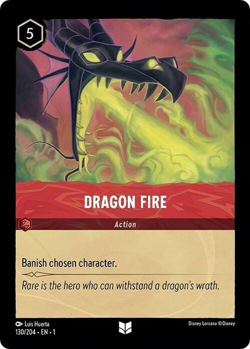 Dragon Fire Card Front