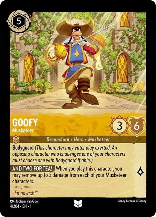 Goofy - Musketeer Frente