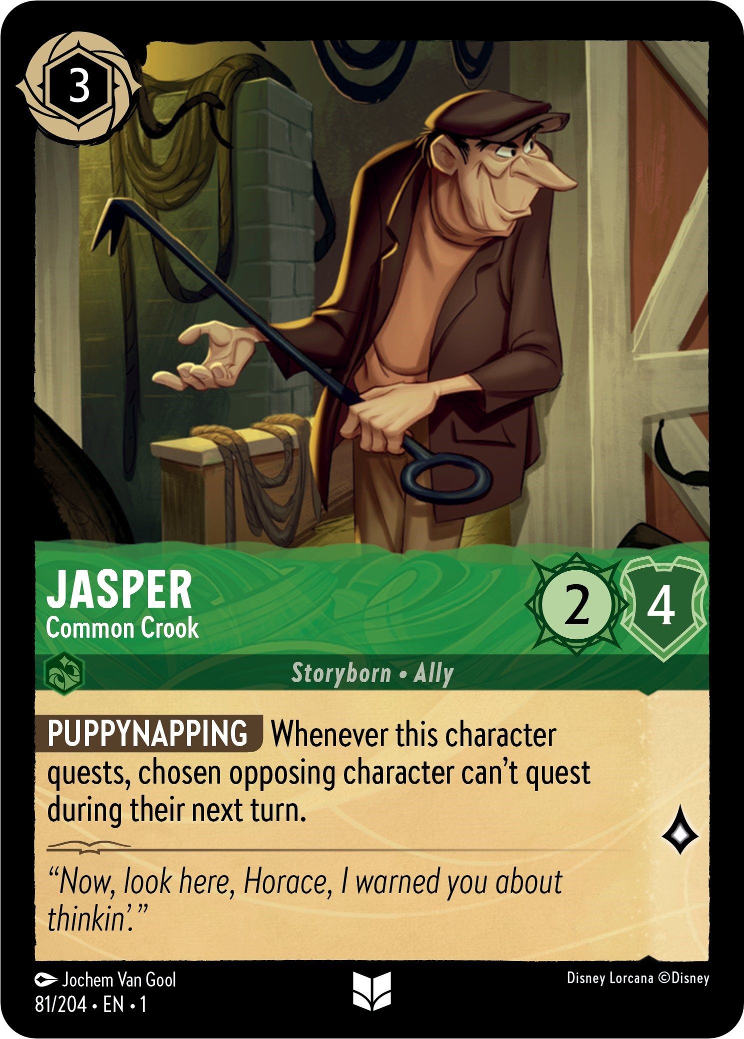 Jasper - Common Crook The First Chapter | Lorcana | CardTrader