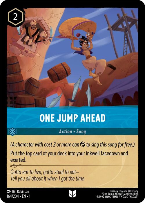 One Jump Ahead Card Front