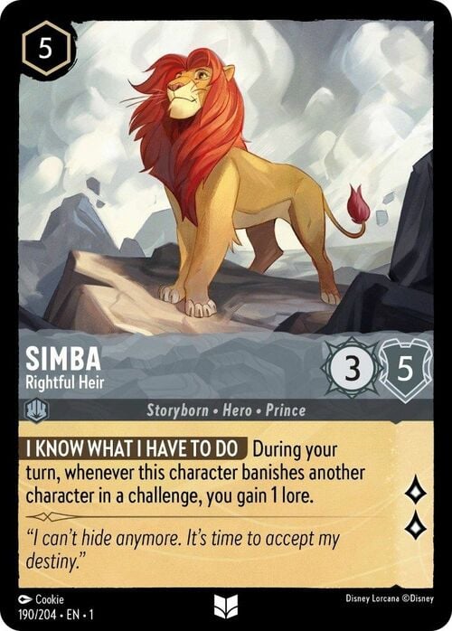 Simba - Rightful Heir Frente