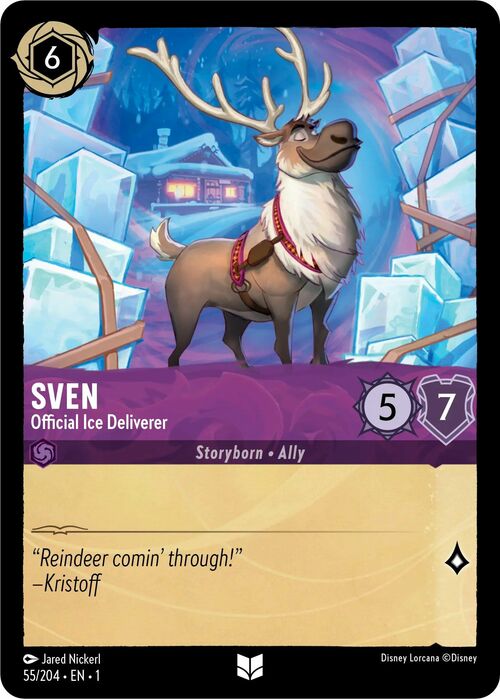 Sven - Official Ice Deliverer Card Front