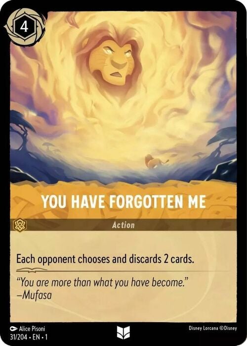 You Have Forgotten Me Card Front