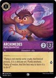 Archimedes - Highly Educated Owl