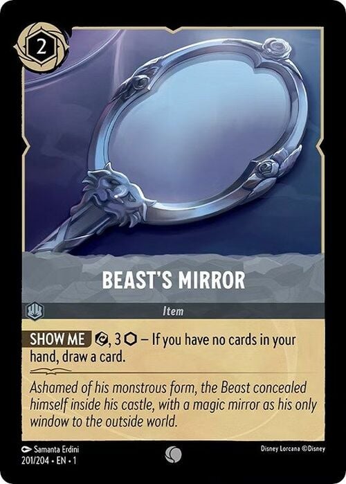 Beast's Mirror Card Front