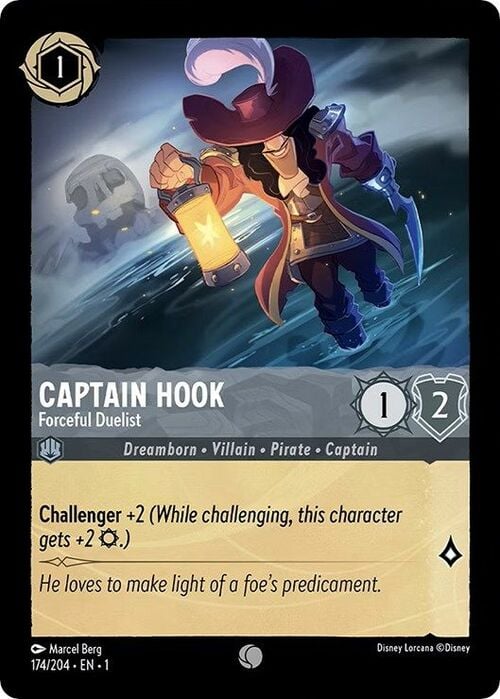 Lorcana Deck Box: The First Chapter - Captain Hook, Card Games