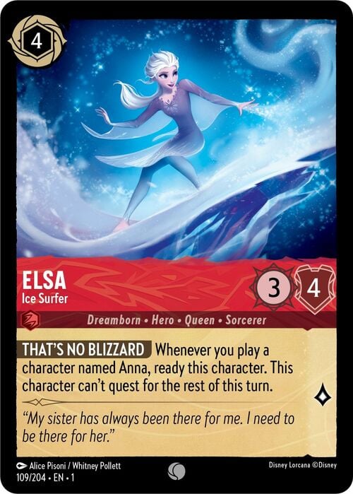 Elsa - Ice Surfer Frente