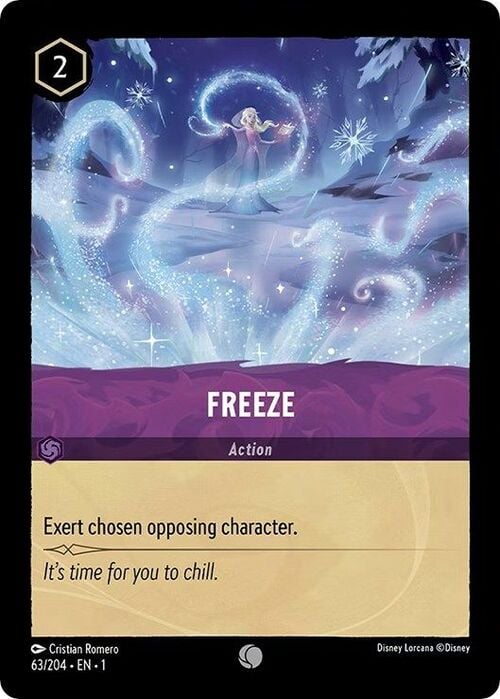 Freeze Card Front