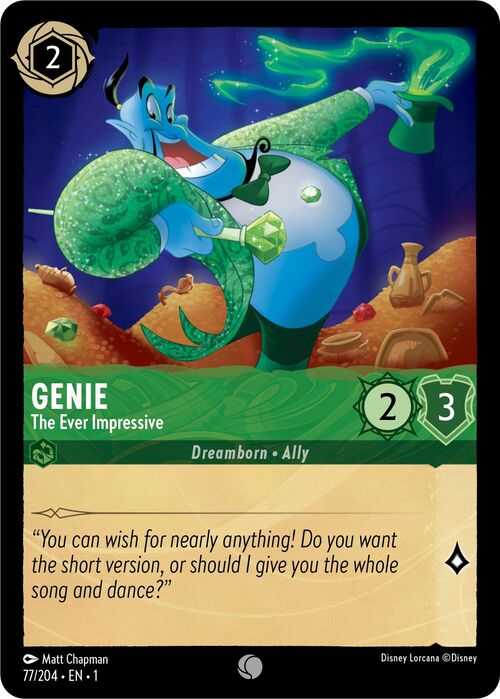 Genie - The Ever Impressive Card Front