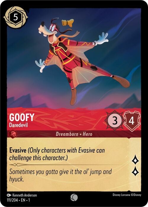 Goofy - Daredevil Card Front