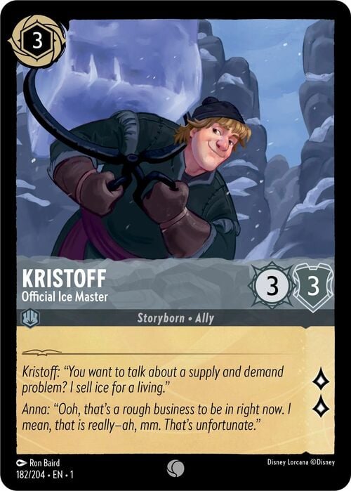 Kristoff - Official Ice Master Card Front