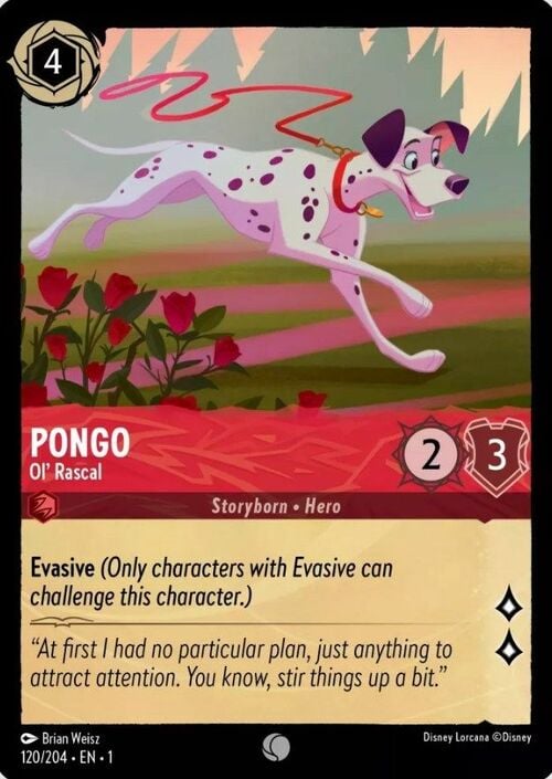 Pongo - Ol' Rascal Card Front