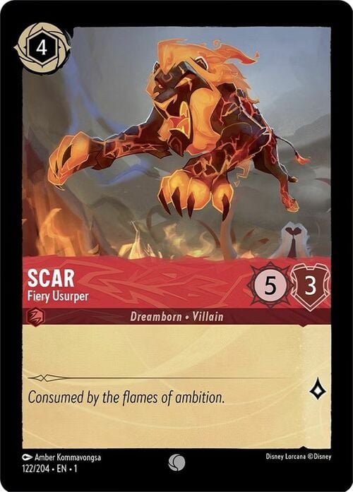 Scar - Fiery Usurper Card Front