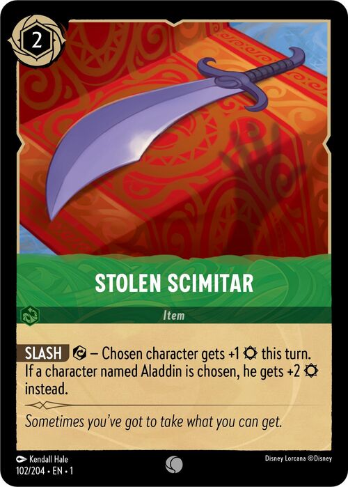 Stolen Scimitar Frente