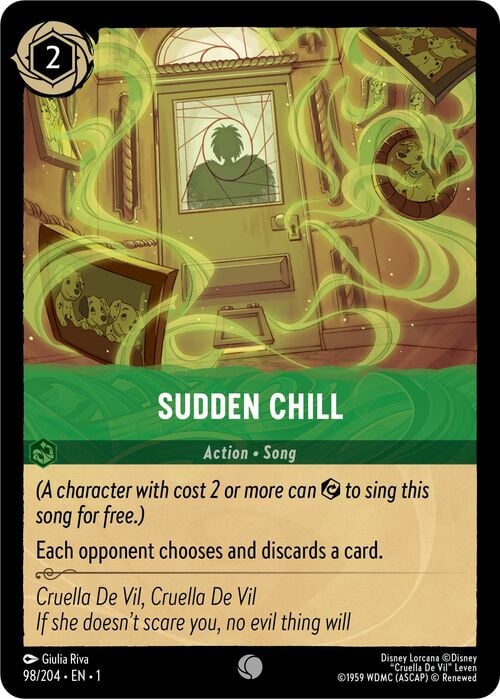 Sudden Chill Card Front