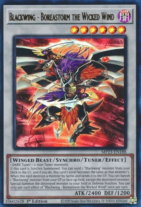 Blackwing - Boreastorm the Wicked Wind Card Front