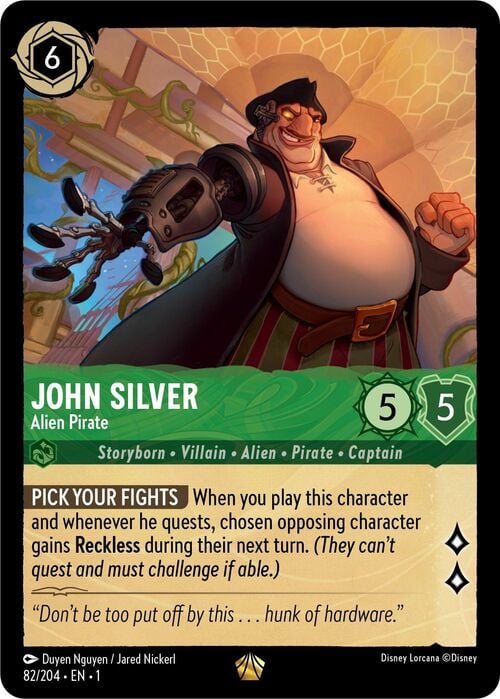 John Silver - Alien Pirate Frente