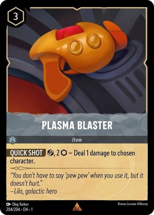 Plasma Blaster Card Front