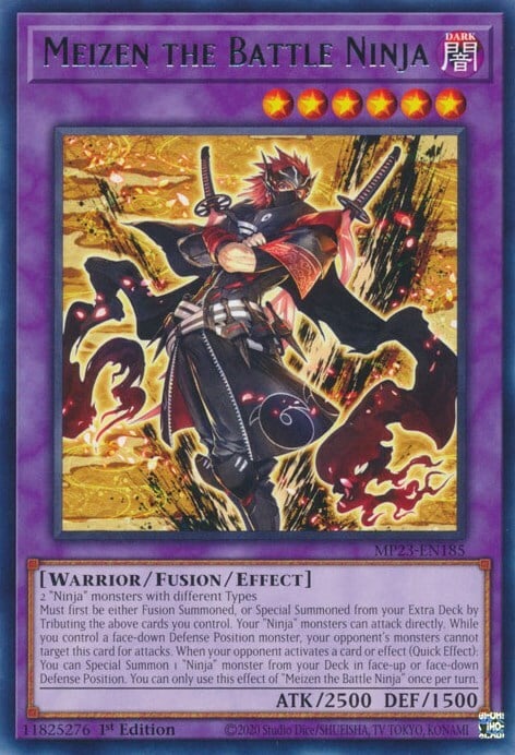 Meizen the Battle Ninja Card Front