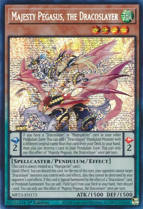 Pegaso della Maestosità, il Dracoassassino Card Front