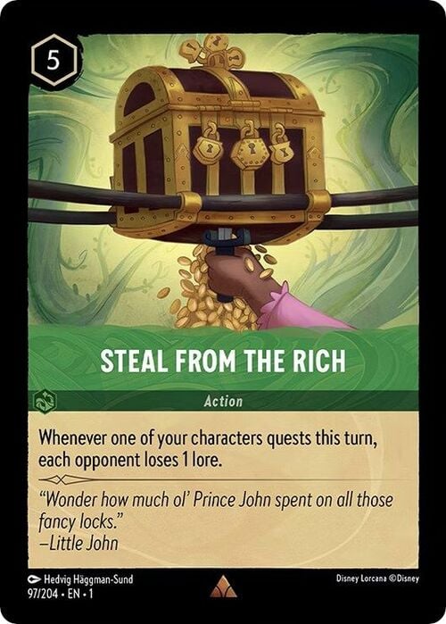 Steal From the Rich Card Front