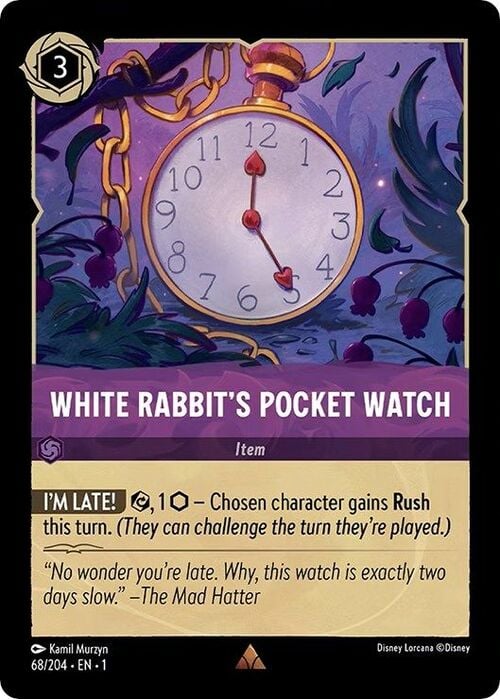 White Rabbit's Pocket Watch Frente