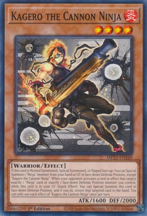 Kagero la Ninja Cannone Card Front