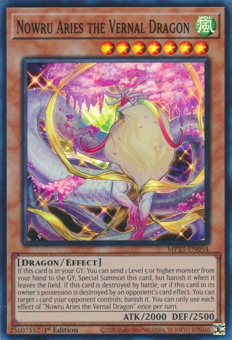 Nowru Aries the Vernal Dragon Card Front