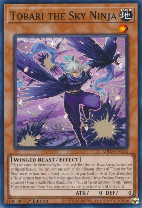 Tobari il Ninja del Cielo Card Front