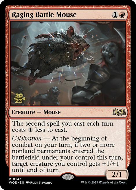 Raging Battle Mouse Card Front