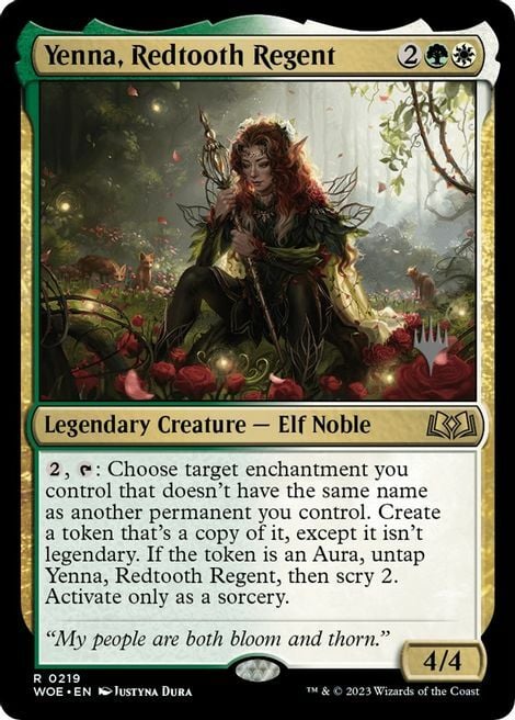 Yenna, Redtooth Regent Card Front