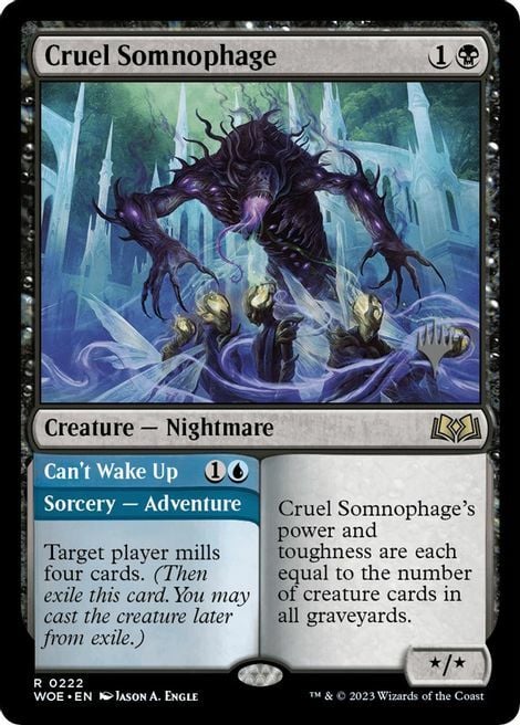 Cruel Somnophage // Impossibile Svegliarsi Card Front