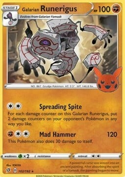 Galarian Runerigus Card Front