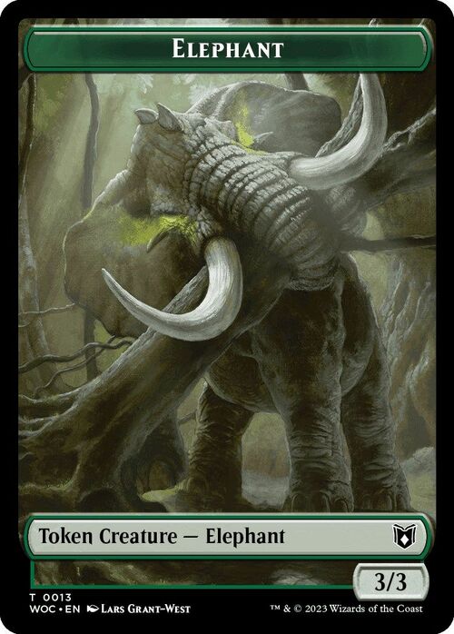 Elephant / Saproling Frente