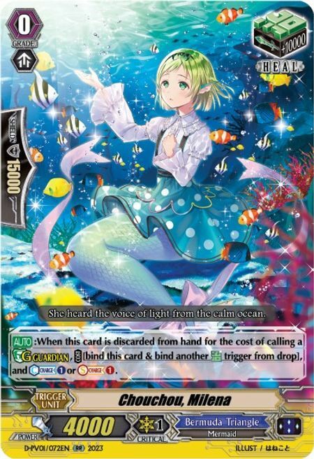 Chouchou, Milena Card Front