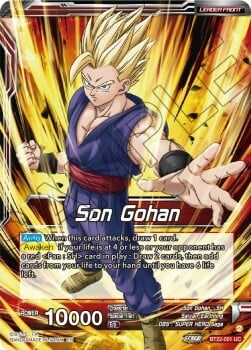 Son Gohan // Son Gohan, Unfaltering Power Card Front