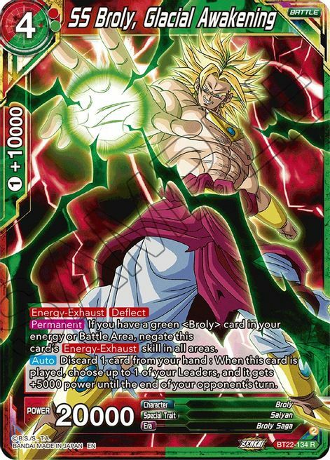 SS Broly, Glacial Awakening Card Front