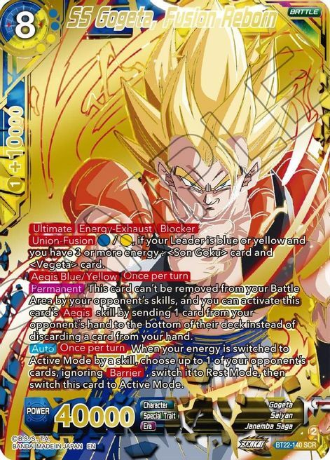 SS Gogeta, Fusion Reborn Frente