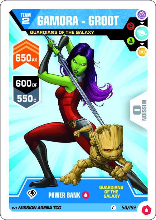 Gamora - Groot Card Front